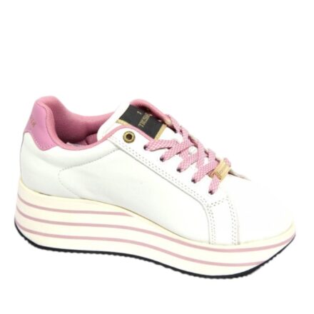 Γυναικεία  Sneakers Trussardi Jeans SNK Erika Mid Pop 79A00701-W625 9Y099998 White/Rose