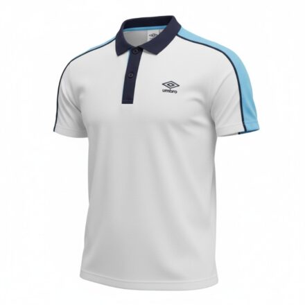 Ανδρική Μπλούζα Πόλο Umbro Football 891330-60 White/Light Blue/Blue
