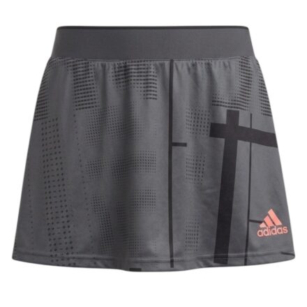 Γυναικεία Αθλητική Φούστα-Σορτς Adidas Club Graphic Women's Tennis Skirt HB9095 Grey