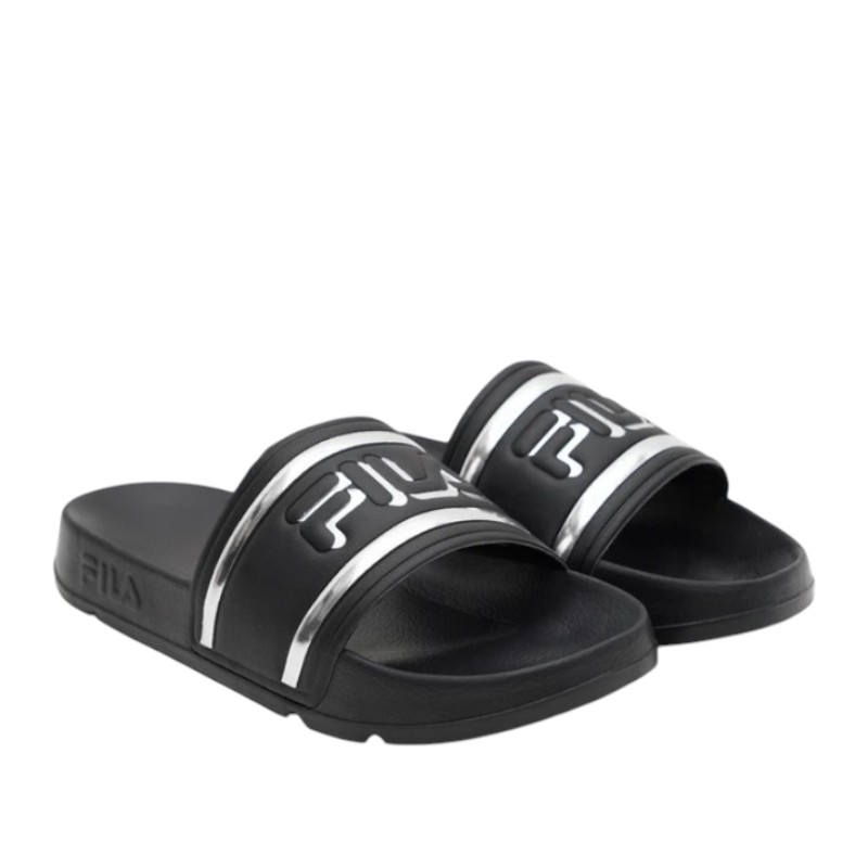 gunaikeies-sagionares-fila-morro-bay-logo-slipper-ffw0102-83162-black-silver-nexstep (1)