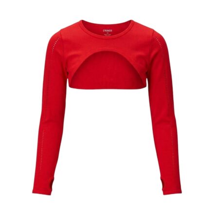 Γυναικείο Αθλητικό Μπολερό Stronger Seamless Net Bolero 1609 Red
