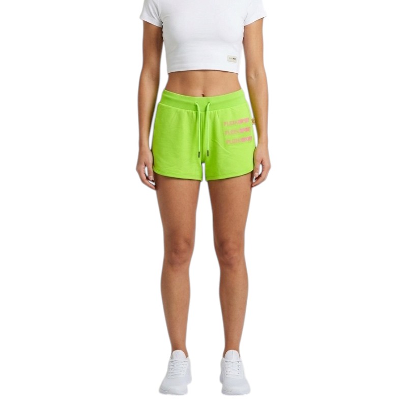 gunaikeio-athlitiko-shorts-plein-sport-women-sportswear-fit-training-dsps3501-32f-green-fluo-nexstep (1)
