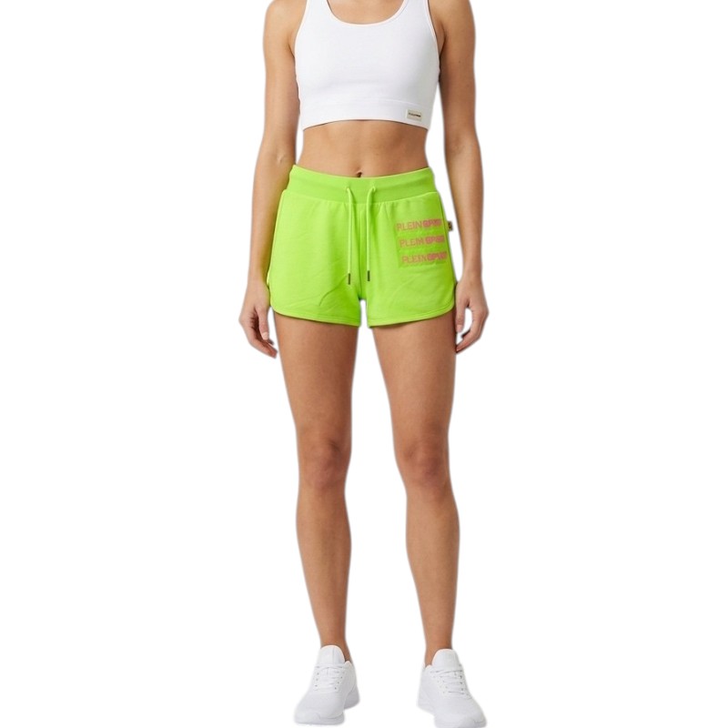 gunaikeio-athlitiko-shorts-plein-sport-women-sportswear-fit-training-dsps3501-32f-green-fluo-nexstep (2)