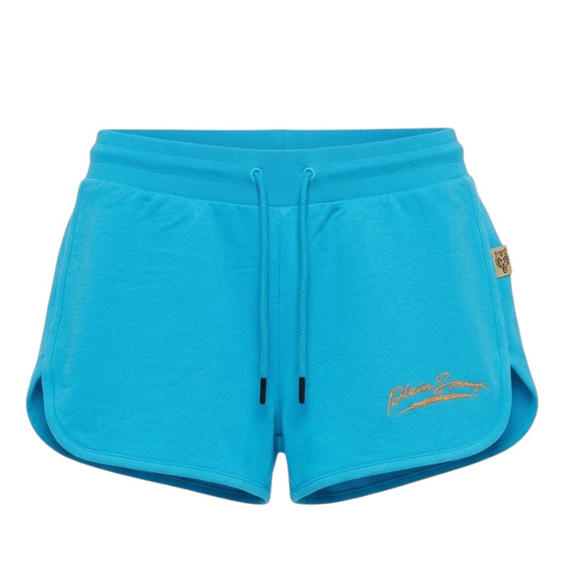gunaikeio-athlitiko-shorts-plein-sport-women-sportswear-fit-training-dsps3502-81-light-blue-nexstep