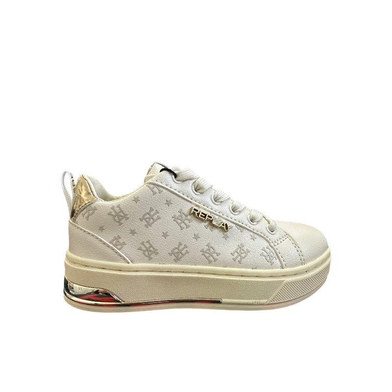 paidiko-sneakers-replay-fushion-jr-jz240013s-3200-lt-beige-lt-gold-nexstep