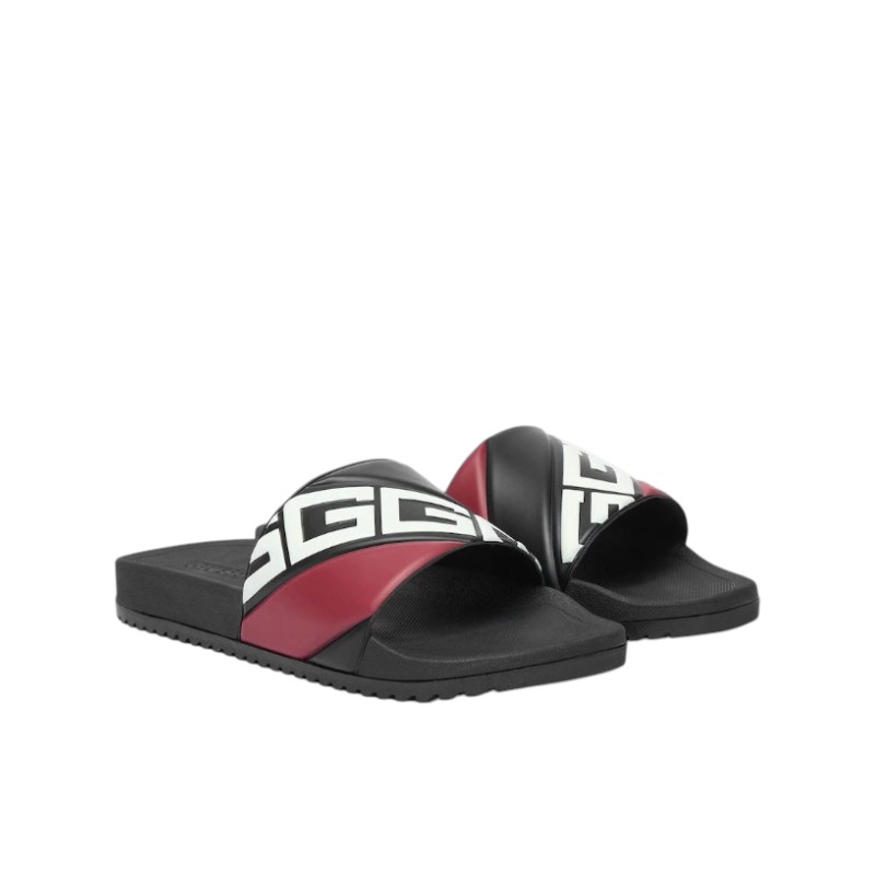 andrikes-pantofles-guess-odent-slides-fmjodeele19-red-red-nexstep