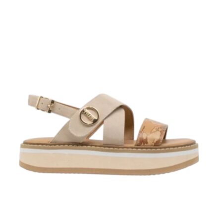 Παιδικό Platform Σανδάλι Alviero Martini 2461-1920-663 Geo Classic/Geo Beige